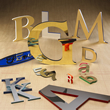 Laminated Metal Sign Letters
